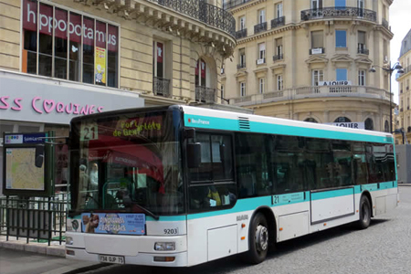 Paris RATP city buses details and tickets